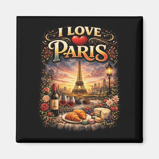 I Love Paris Magnet (Vorne)