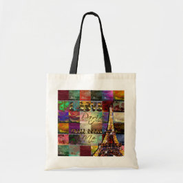 I Love Paris - Printed Bag Tragetasche