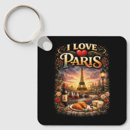 I Love Paris Schlüsselanhänger
