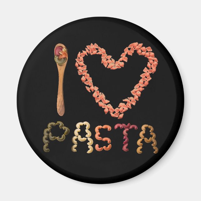 I Love Pasta  Magnet (Vorne)