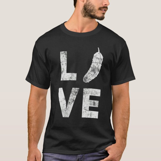I Love Pickle For Cucumber Pickle   Fruit Themed T-Shirt (Vorderseite)