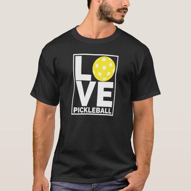 I Love Pickleball    Do You T-Shirt (Vorderseite)