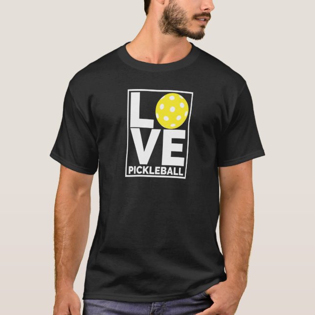 I Love Pickleball  Do You T-Shirt (Vorderseite)