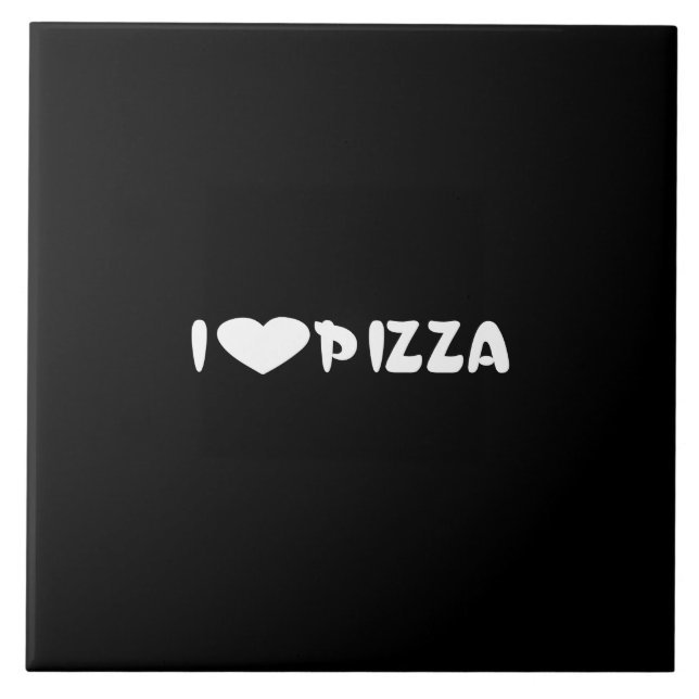 i love pizza fliese (Vorderseite)