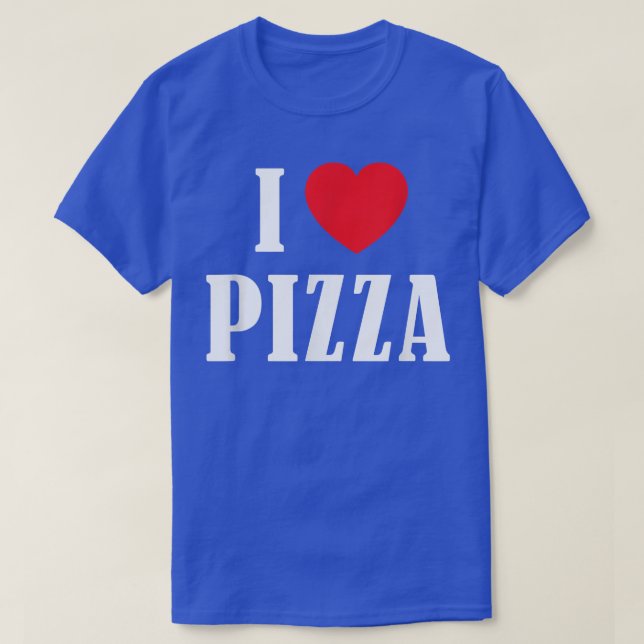 I Love Pizza Heart Funny 2031280 T-Shirt (Design vorne)