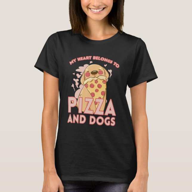 I Love Pizza Heart Valentines Day_3 T-Shirt (Vorderseite)