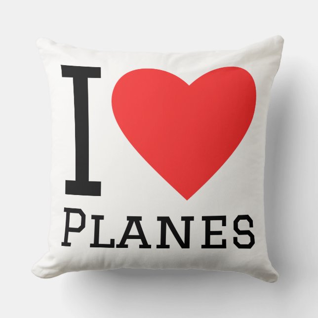 I love planes kissen (Vorderseite)