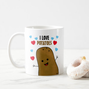 I Love Potatoes Kaffeetasse