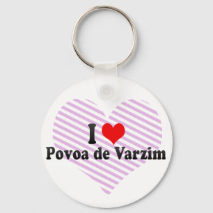 I Love Povoa de Varzim, Portugal Schlüsselanhänger