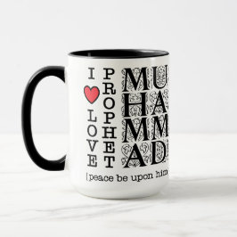 I Love Prophet Muhammad ﷺ Islamic Gift for Muslims Tasse