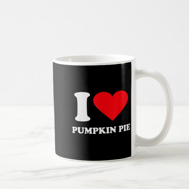 I Love Pumpkin E I Heart Pumpkin E  Kaffeetasse (Rechts)