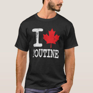 I Love Putin Funny Canadian French Fry Flag T-Shirt