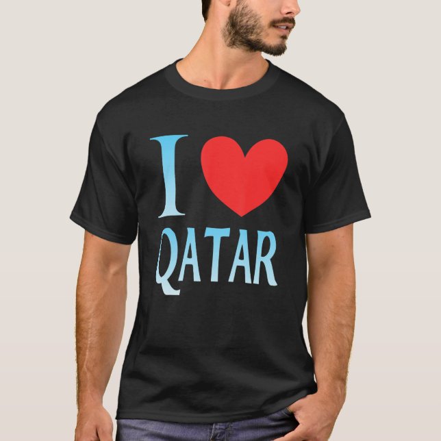I love Qatar T-Shirt (Vorderseite)
