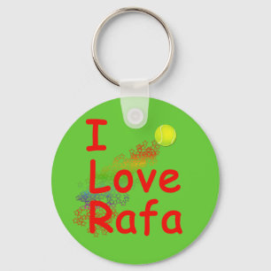 I Love Rafa Tennis Design Schlüsselanhänger