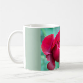 I LOVE Red Rose Mug Kaffeetasse