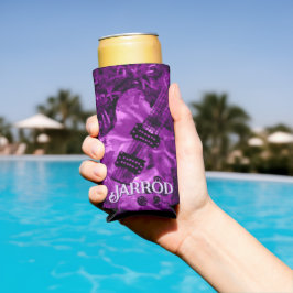 I Love Rock 'N Roll Electric Guitar Personalized Selters Dosenkühler