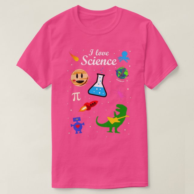 I Love ScienceTShirt  T-Shirt (Design vorne)