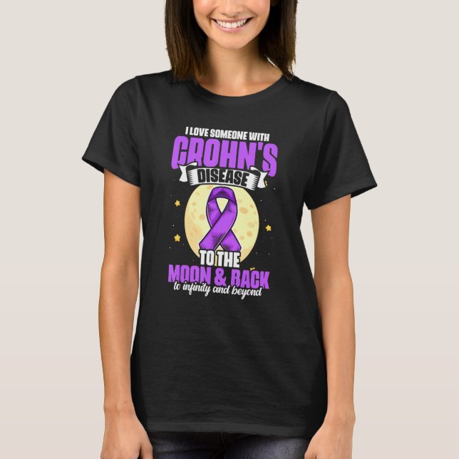 I Love Someone With Crohn's Disease for Patient T-Shirt (Vorderseite)