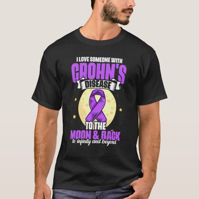 I Love Someone With Crohn's Disease for Patient T-Shirt (Vorderseite)