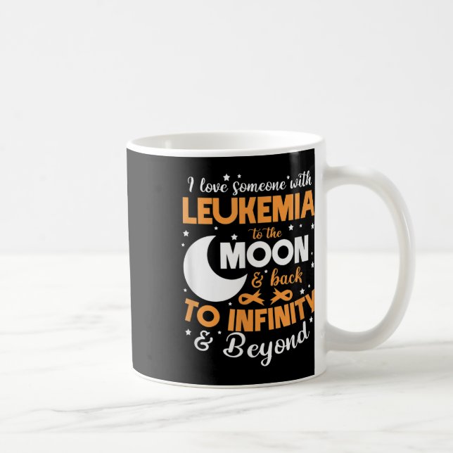I Love Someone With Leukemia Awareness Support  Kaffeetasse (Rechts)