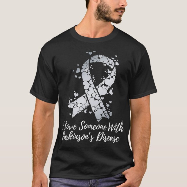I Love Someone With Parkinsons Disease Awareness T-Shirt (Vorderseite)