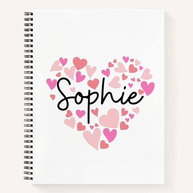 I love Sophie Notizbuch (Vorderseite)