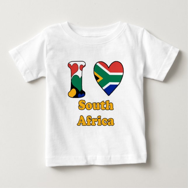 I love South Africa Baby T-shirt (Vorderseite)