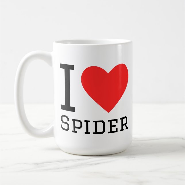 I love spider kaffeetasse (Links)