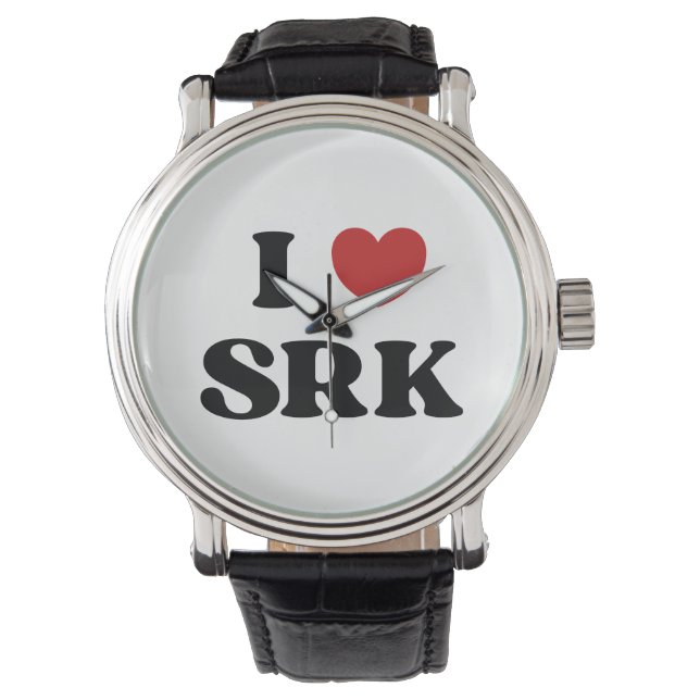 I Love SRK - I Love Shahrukh Khan Armbanduhr (Vorderseite)