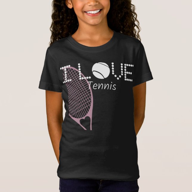 I love Tennis T-Shirt (Vorderseite)
