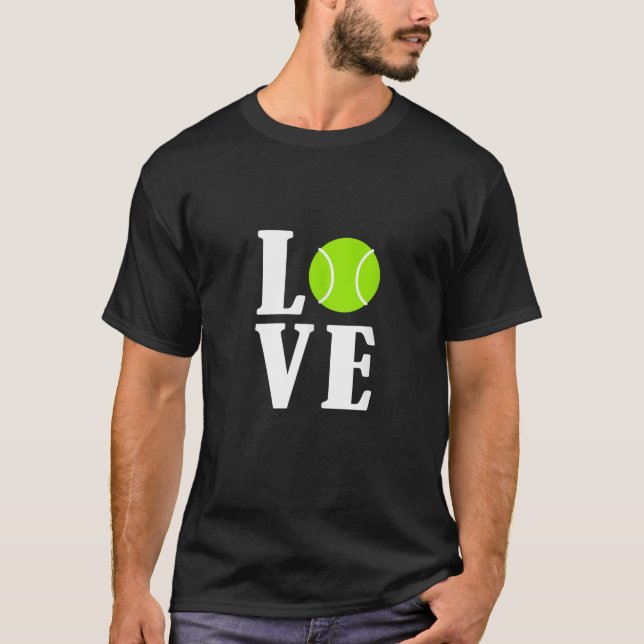 I Love Tennis Tank Top (Vorderseite)