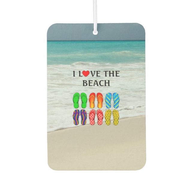 I Love the Beach,  Autolufterfrischer (Vorderseite)