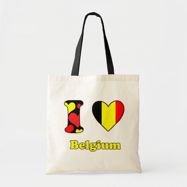 I love the Belgium Tragetasche (Vorne)