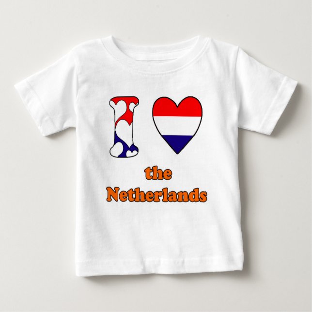 I love the Netherlands Baby T-shirt (Vorderseite)