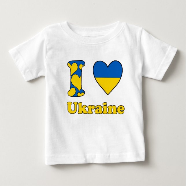 I love Ukraine Baby T-shirt (Vorderseite)