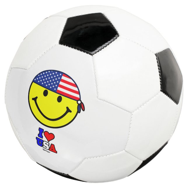 I LOVE USA Soccer Ball (Dreiviertel)