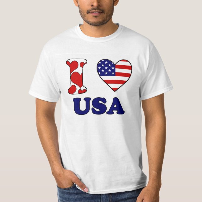 I love USA T-Shirt (Vorderseite)