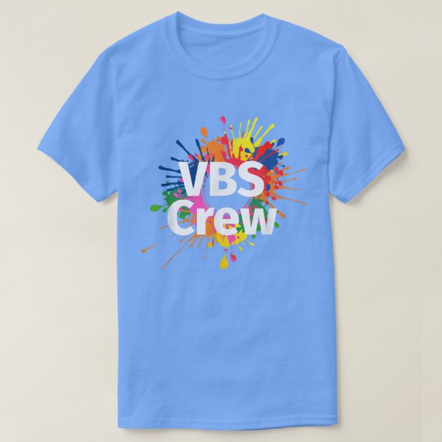 I Love VBS 2022 Crew Vacation Bibel School Paint S T-Shirt (Design vorne)