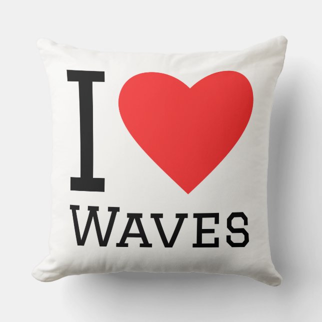 I love waves kissen (Vorderseite)
