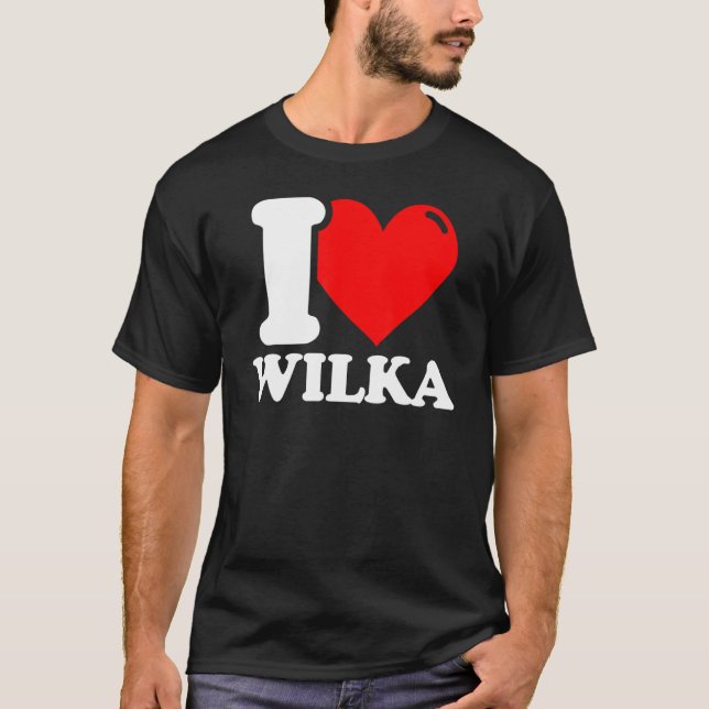 I love Wilka T-Shirt (Vorderseite)