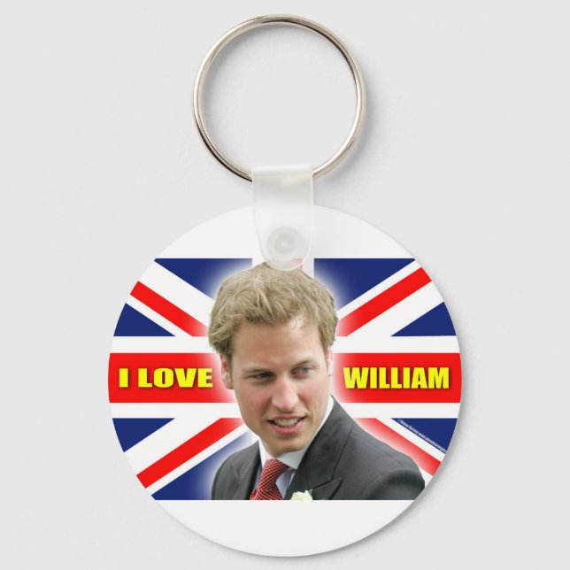 I Love William Schlüsselanhänger (Vorderseite)