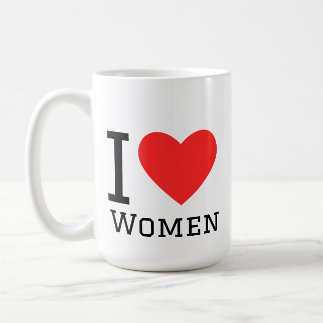 I love women  kaffeetasse (Links)