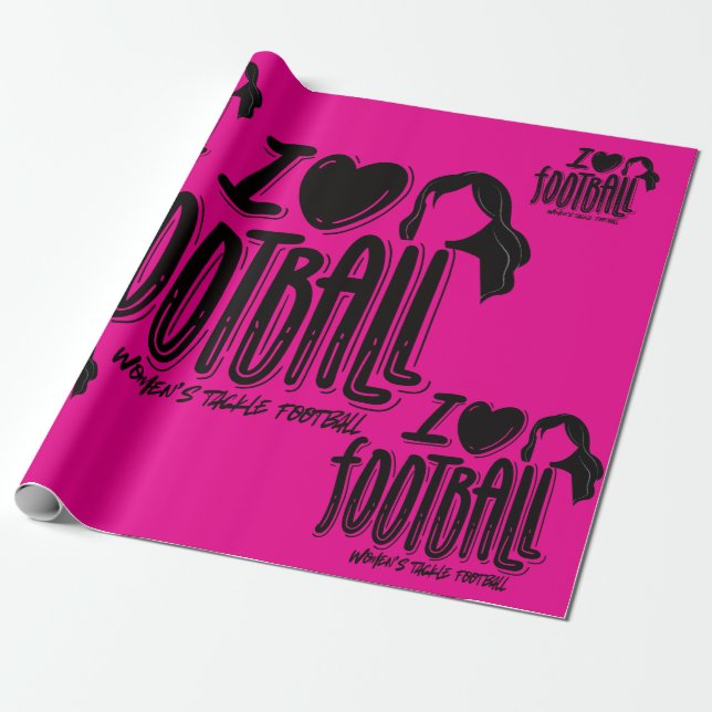 I Love WTF  Geschenkpapier (Ungerollt)