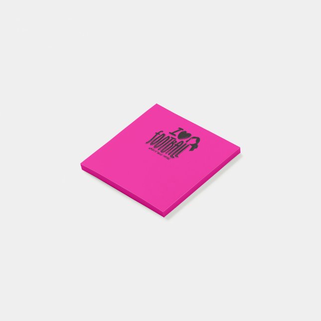 I Love WTF Post-it Klebezettel (angewinkelt)