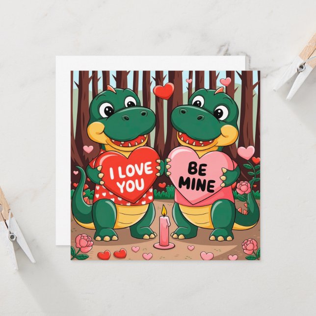 I love you - Be mine  (Vorderseite/Rückseite Beispiel)