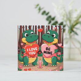 I love you - Be mine Einladung