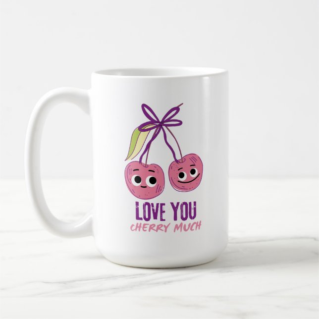 I LOVE YOU CHERRY MUCH KAFFEETASSE (Links)