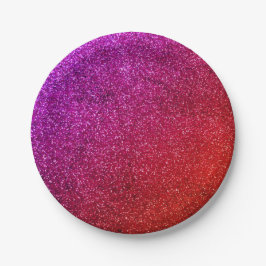 I love you chic pink glitter background Abstract Pappteller