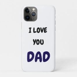 I Love you dad Elegant and Modern Case-Mate iPhone Hülle
