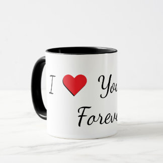 "I Love You Dad, Forever" Mug Tasse